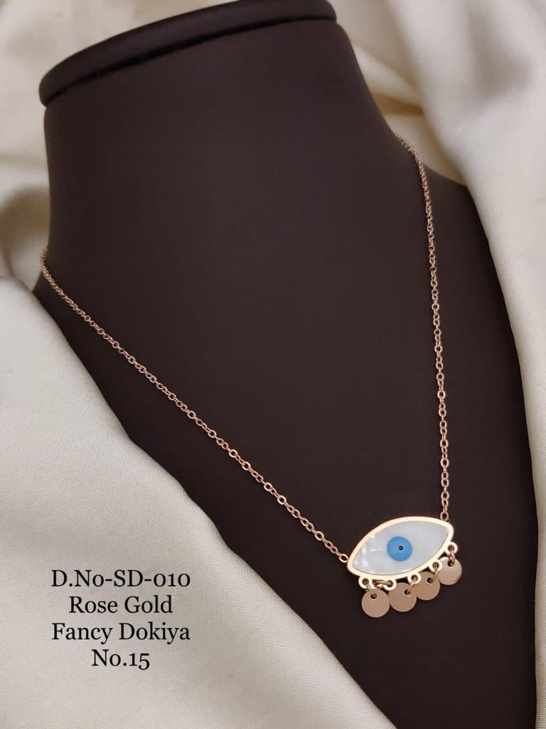 Rose Gold And Silver Designer Chain Catalog
